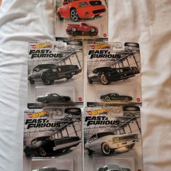 Fast And Furious Hotwheels Premium Set