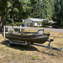 12 Foot Mirrorcraft Aluminum Boat