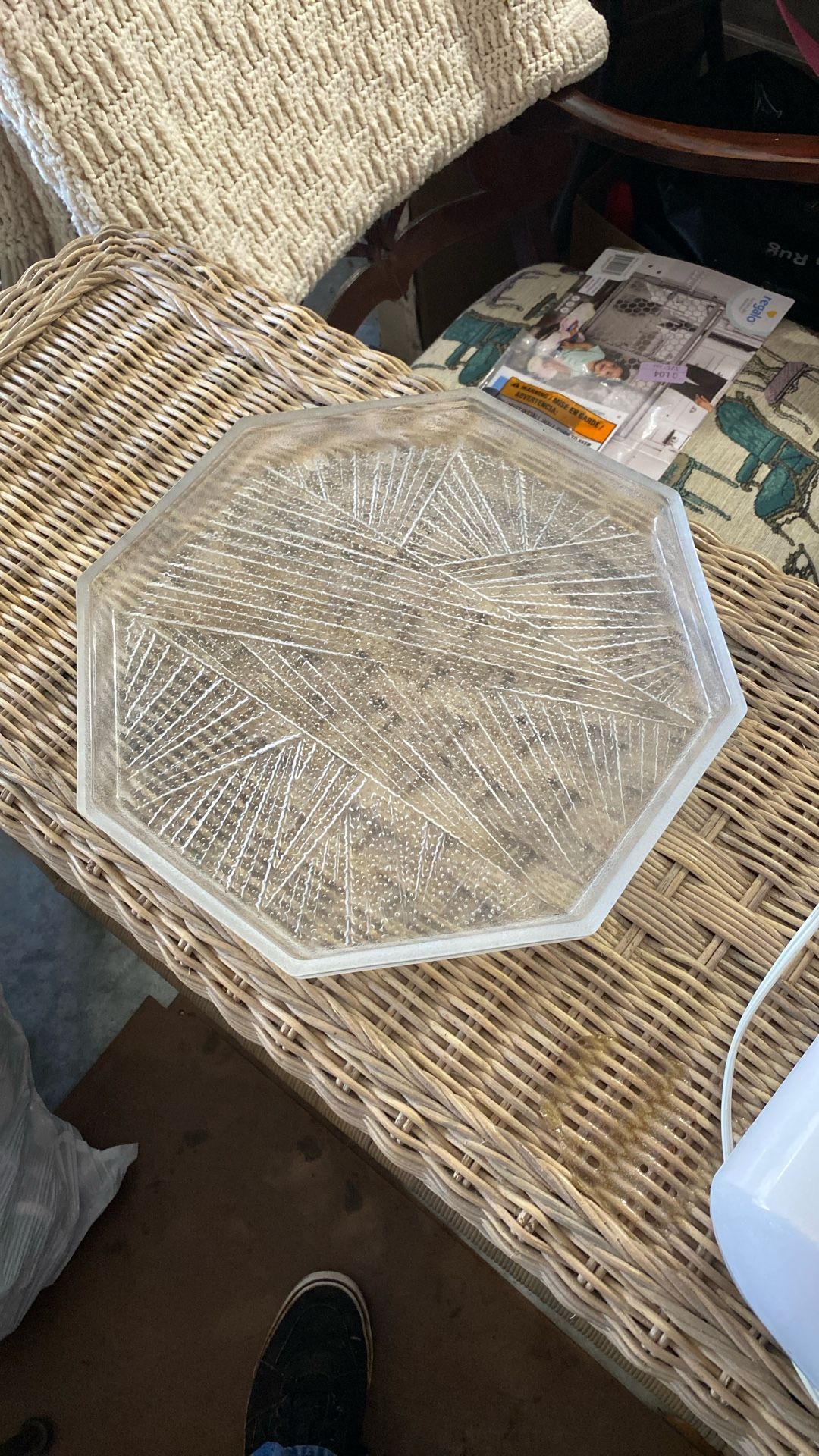 Lg Glass Platter