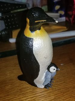 Emperor Penguin With Baby Toy