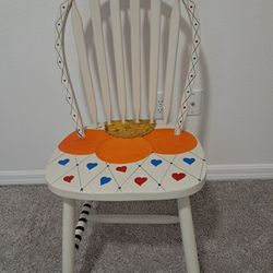 Artistic Chair Painted Manually 