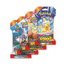 Pokemon TCG sleeved Surging spark Booster Packs
