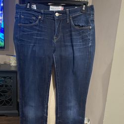 Lucky Brand Women's Charlie Skinny Ankle Jeans in a dark wash Size 26