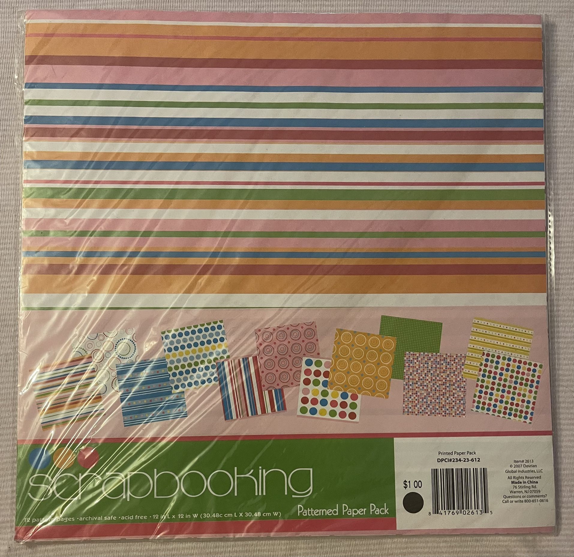 12 Scrapbooking Pattern Pages New