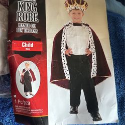 Kids King Robe Costume 