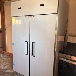 40.7 cu. ft. Commercial Upright Reach-in Refrigerator with 2 Doors in Stainless Steel Make An Offer