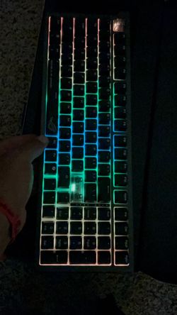 ASUS - ROG Strix Morph 96% Wireless Mechanical RGB Gaming Keyboard with Hot-Swappable ROG NX Snow Switches - Black Model: X903 STRIX MORPH 96 WL/NXS
