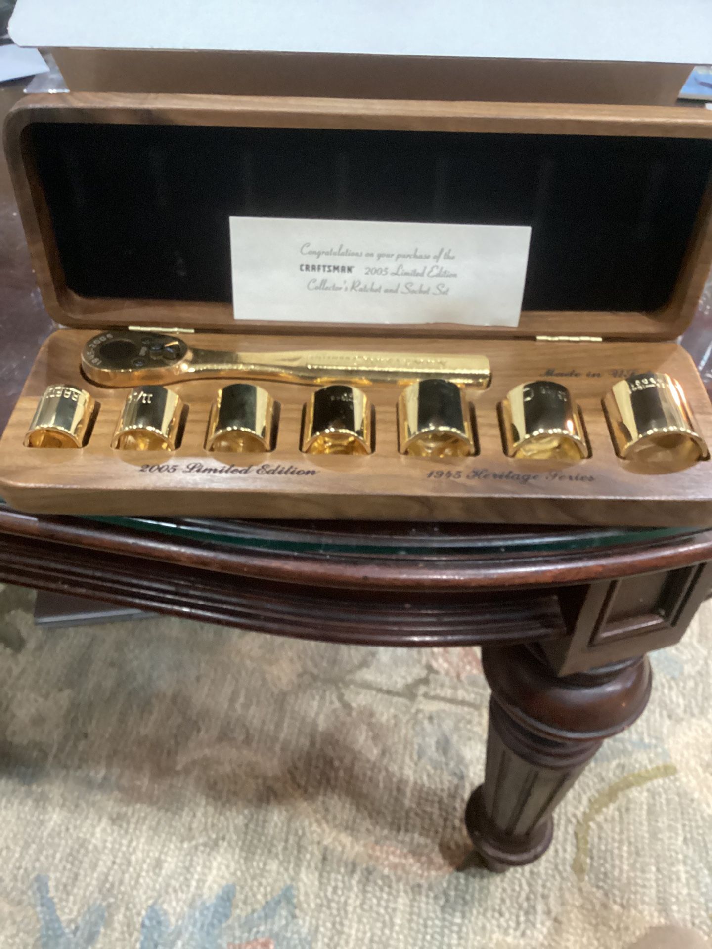 Craftsman Collectible Ratchet And Socket Set