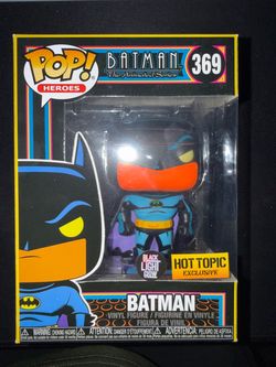 Funko Pop Batman #369 Black Light Glow Hot Topic Exclusive