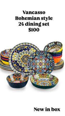 Bohemian Style Dinning Set 