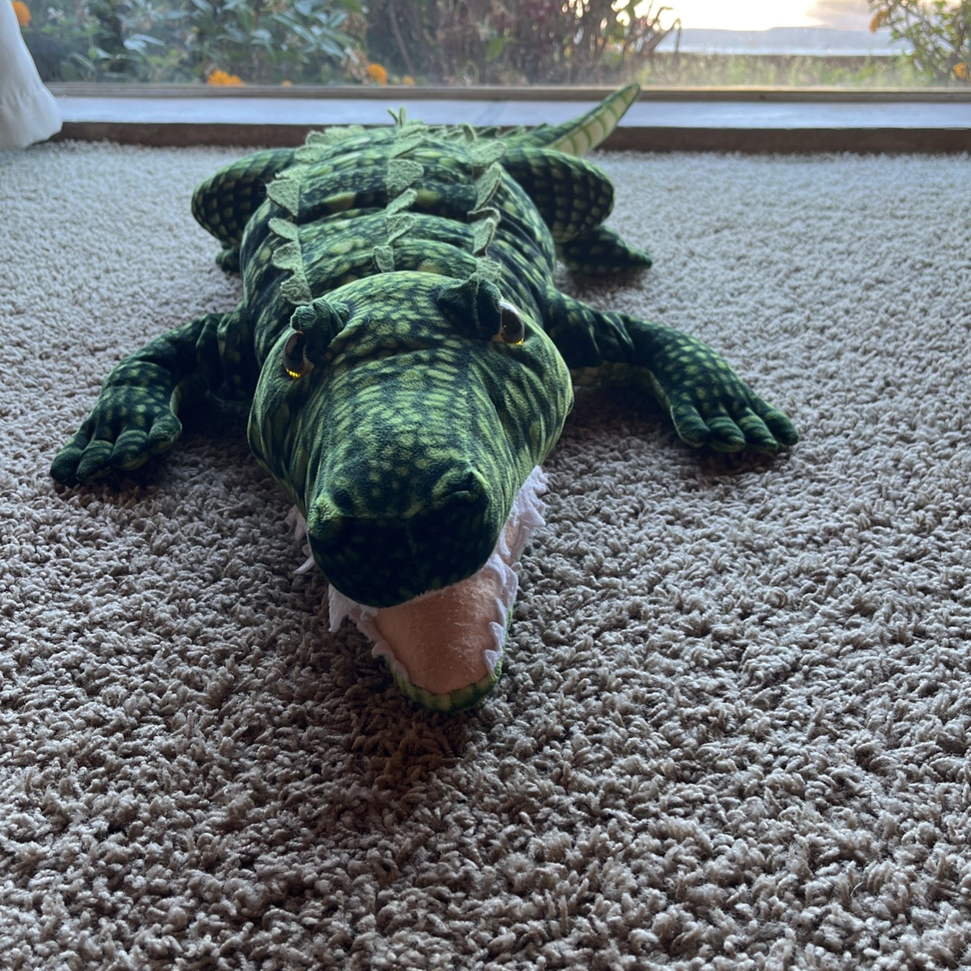 Like New Cute Giant Crocodile Stuffed Animal