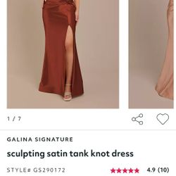 Bridesmaid Dress (Cinnamon)