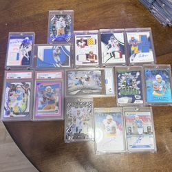 Football Lot And Some Baseball Cards