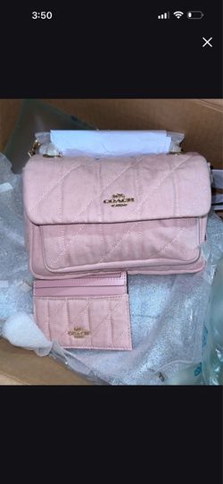 Coach Elodie Pink Denim Bag – Limited Edition NWT 💖