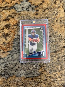 2025 Donruss Optic Cam Skattebo Red Pulsar Rated Rookie #302 – Raw (One-Touch Case)