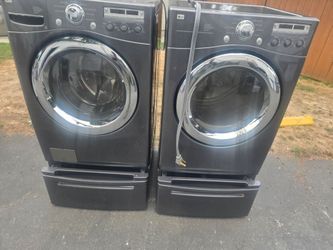 Lg Washer And Dryer Set Electric 30-day Warranty