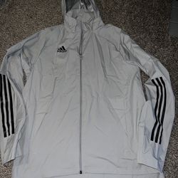 Like New Adidas Windbreaker/rain Jacket GREAT CONDITION Sz Large. READ BELOW