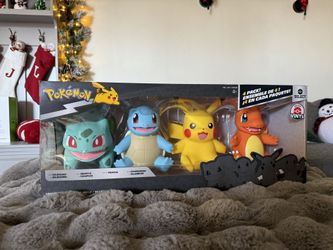 Pokemon Select Series Bulbasaur Squirtle Pikachu & Charmander 4-Inch Figure 4-Pack
