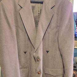 Vintage Tan And Brown Mens Blazer Brad Whitney