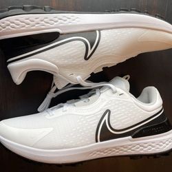 Brand New Nike Infinity Pro 2 Golf Shoes White Spikeless Men Sizes 8.5, 9, 10.5, 11, 11.5