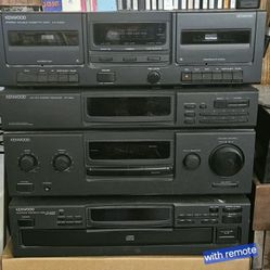 VINTAGE KENWOOD Stereo System with Speaker's