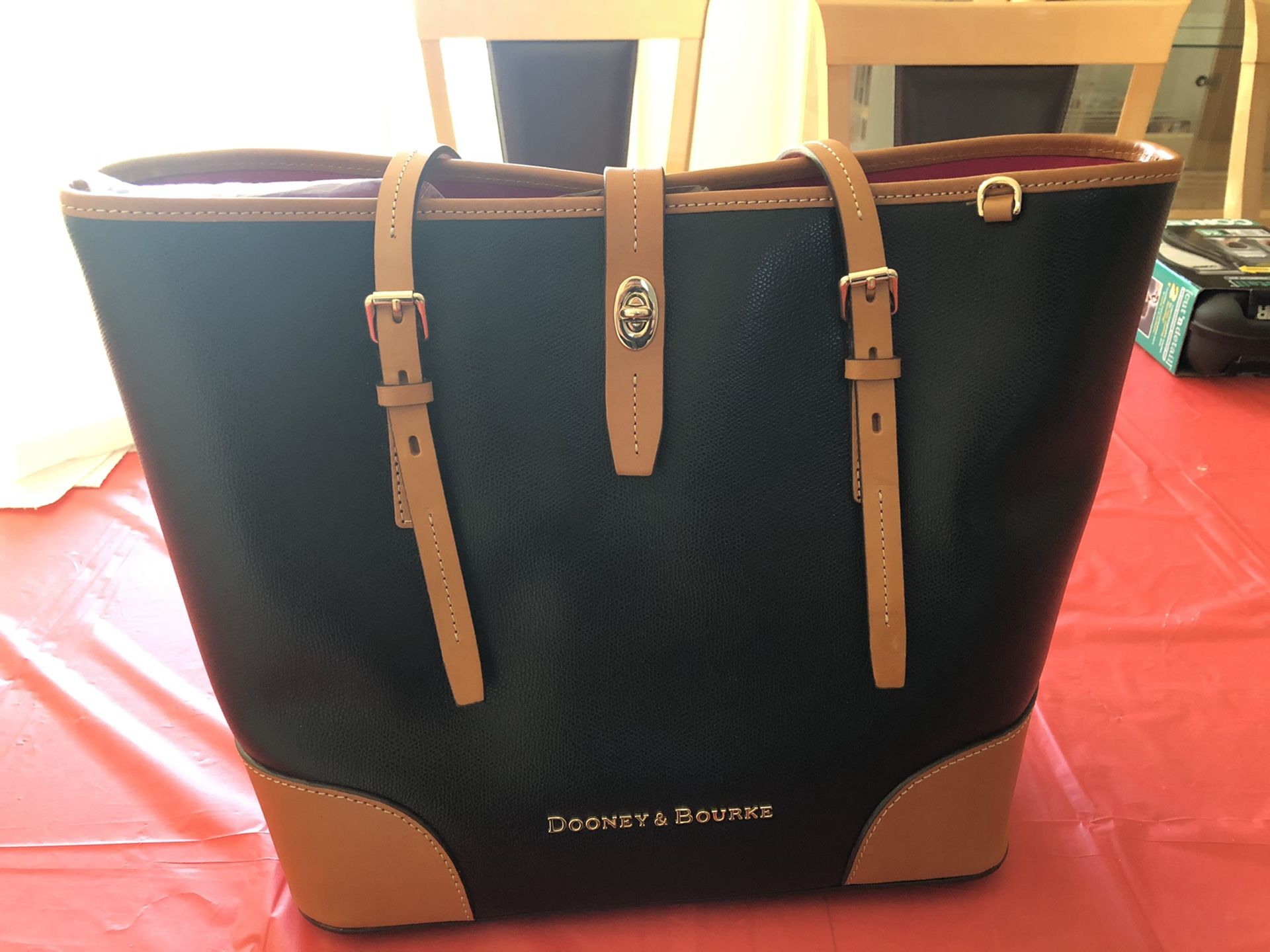 Genuine Dooney & Burkey Large Leather Bag/Purse
