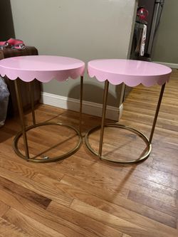 Target Pink Pillow fort Metal Tables