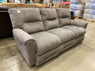 LA-Z-BOY Fog Green Manual Reclining Sofa
