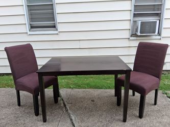 Table and chairs