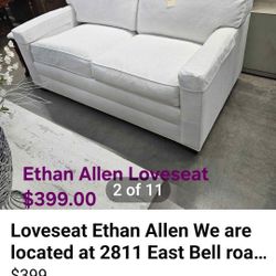 Loveseat ETHAN ALLEN We are located at 2811 East Bell road. Another Time Around Furniture.
