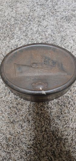older Metal tin 