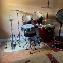Drum Set Kit 5 Piece Drums