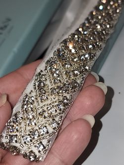 Rhinestone Sash Belt