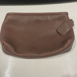 Leather  Coach Pouch 