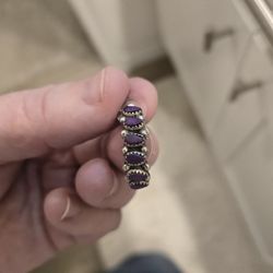 Ladies sterling silver turquoise earrings