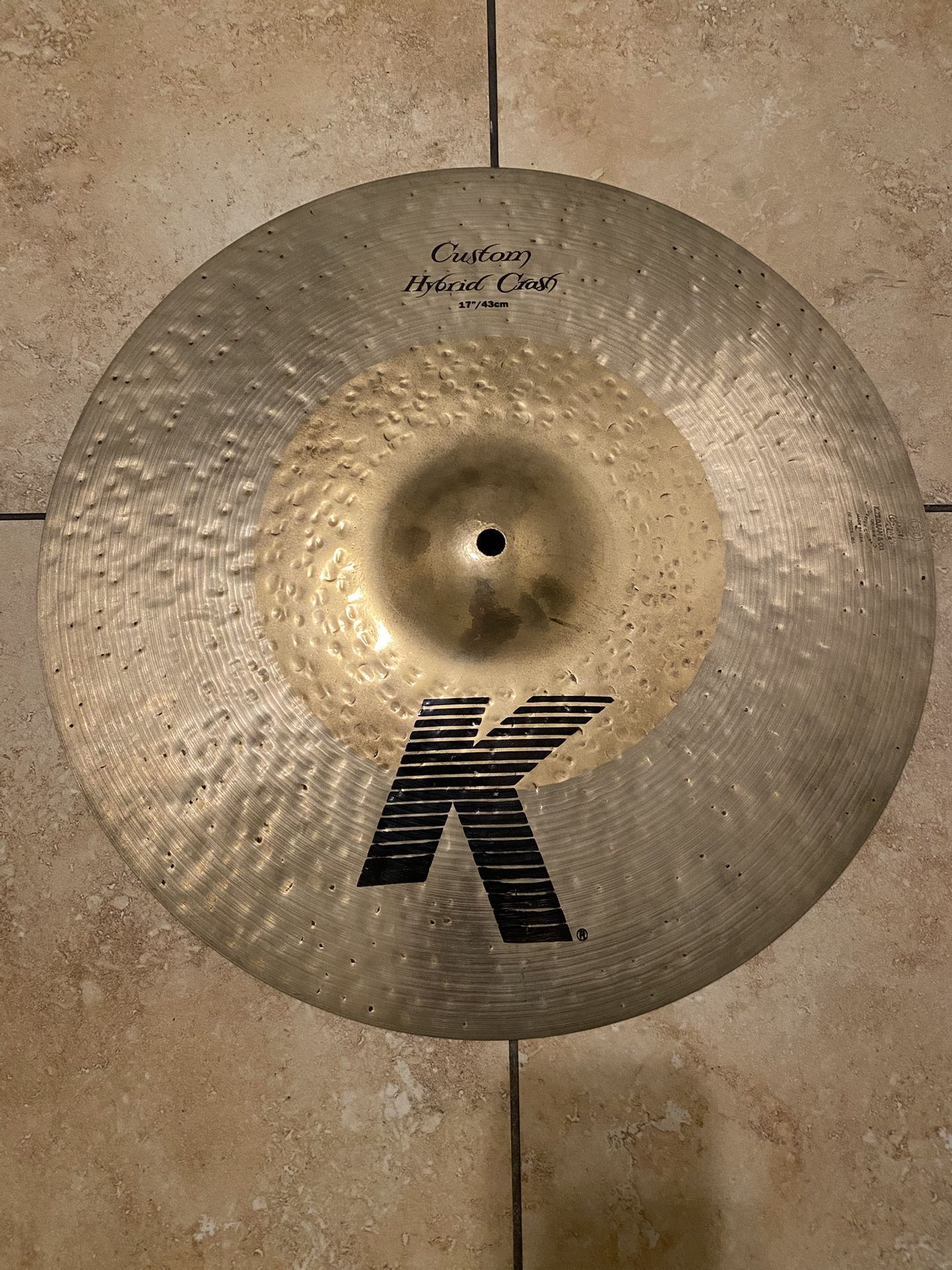 Zildjian Cymbal 17” Custom Hybrid Crash