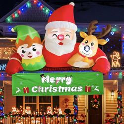  7.2FT Christmas Inflatable Outdoor Decoration