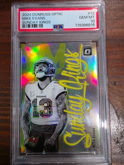 2024 Donruss Optic Mike Evans Sunday Kings PSA 10