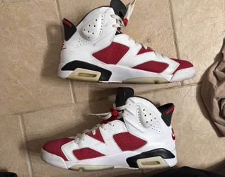 Carmine 6’s size 14