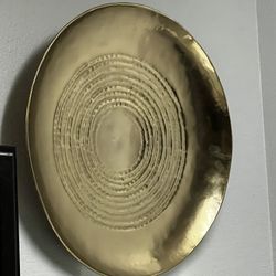 Large Gold Wall Decor Circle 
