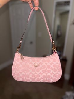 Coach pink teri shoulder bag