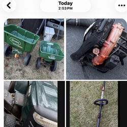 Mower blower trimmer spreader—-999$