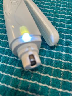 NEW! Rechargeable 2-in-1 LED-lit pet nail clipper and grinder.