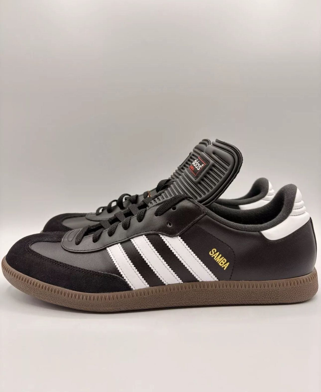 13M [NEW] Men's adidas Samba Classic Shoes Black 034563