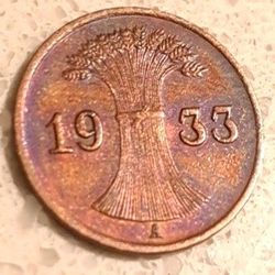 Deutches Reich 1 PENINNG.. JAPANESE COIN