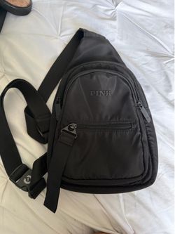 Pink sling bag