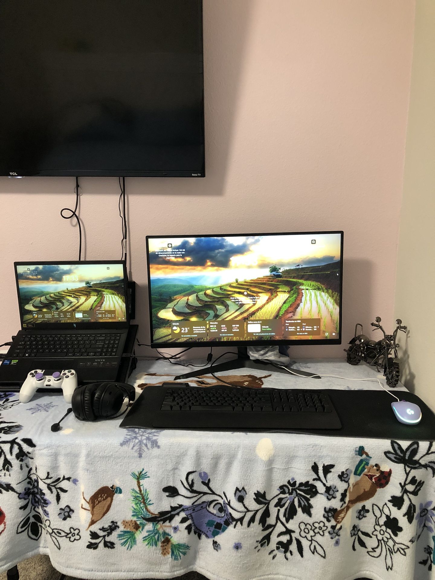 Acer Nitro V And Monitor LG Ultragear 165Hz