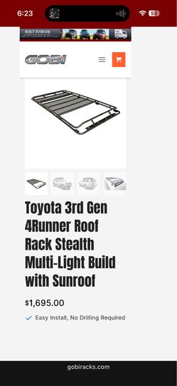 Gobi roof rack