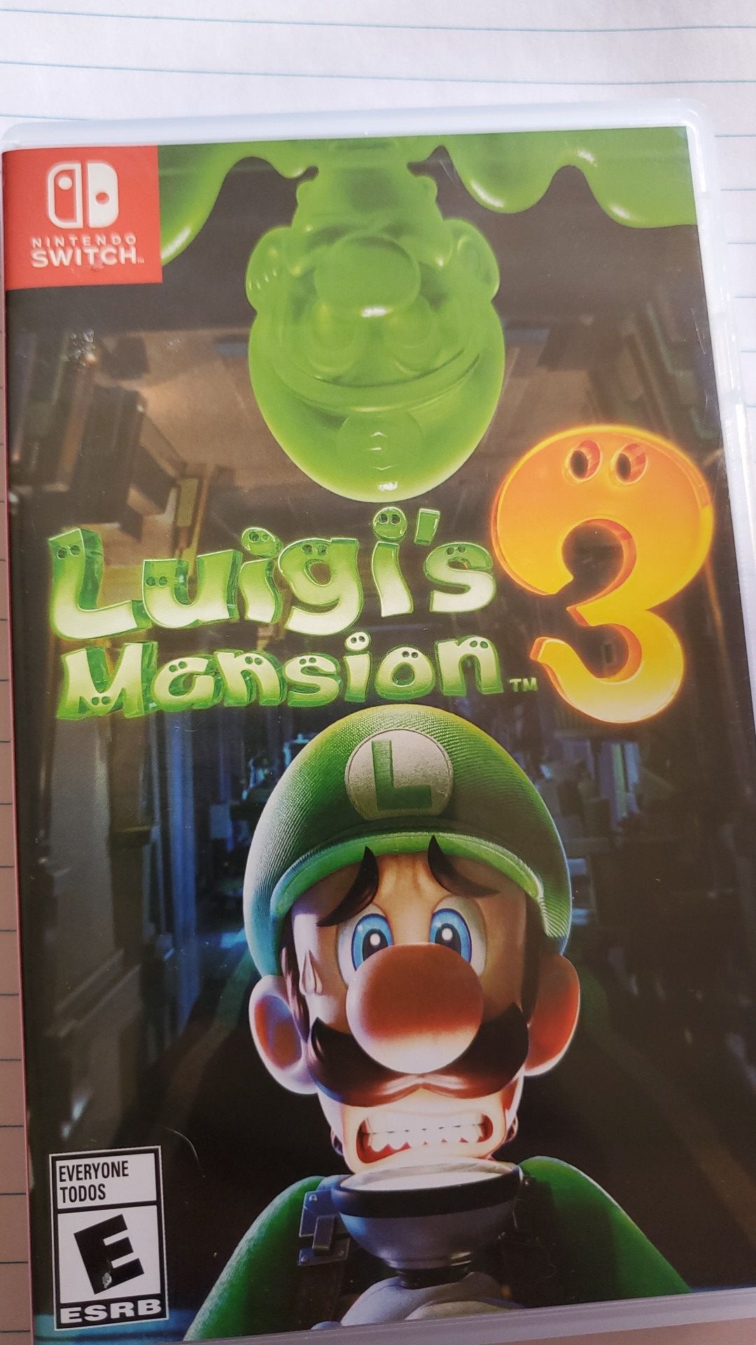 Luigi's mansion- nintendo switch