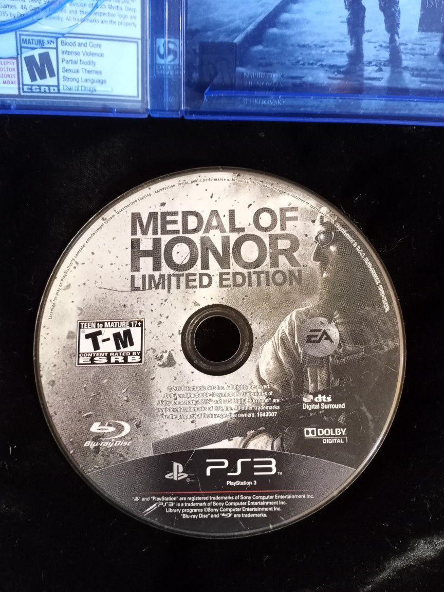 PS3 MEDAL OF HONOR LIMITED EDITION 